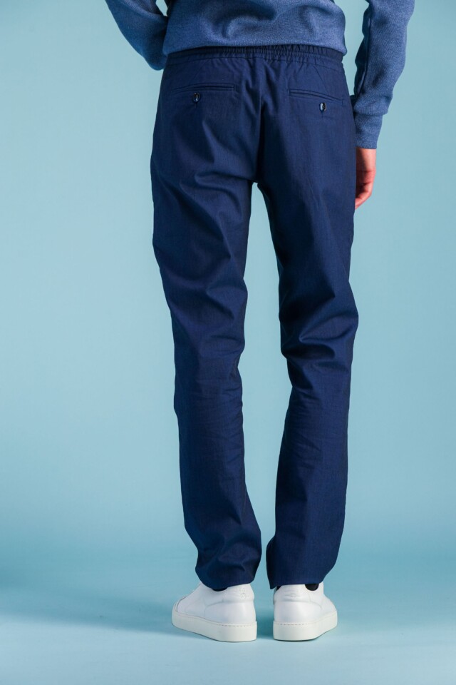 JAGVI. Rive Gauche - Sporty city pant bleu