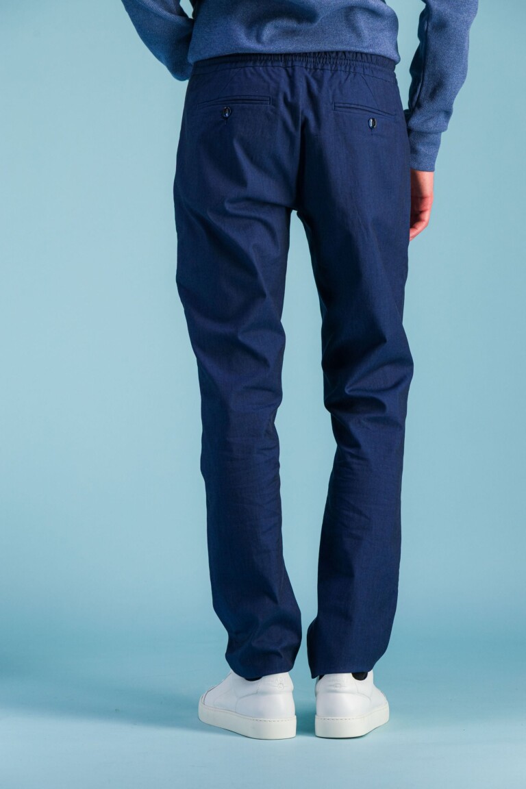 JAGVI. Rive Gauche - Sporty city pant bleu