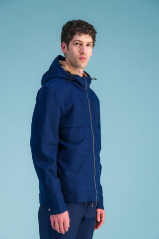 JAGVI. RIVE GAUCHE - Veste imperméable Alpinist bleu océan