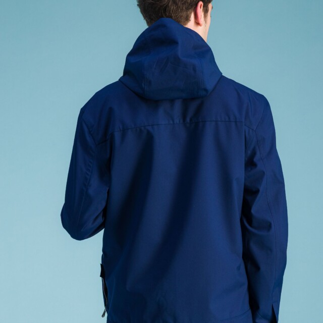 JAGVI. Rive Gauche - Veste imperméable "Alpinist" bleu océan