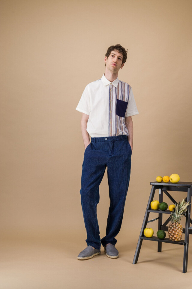 JAGVI. Rive Gauche - City pant denim japonais léger