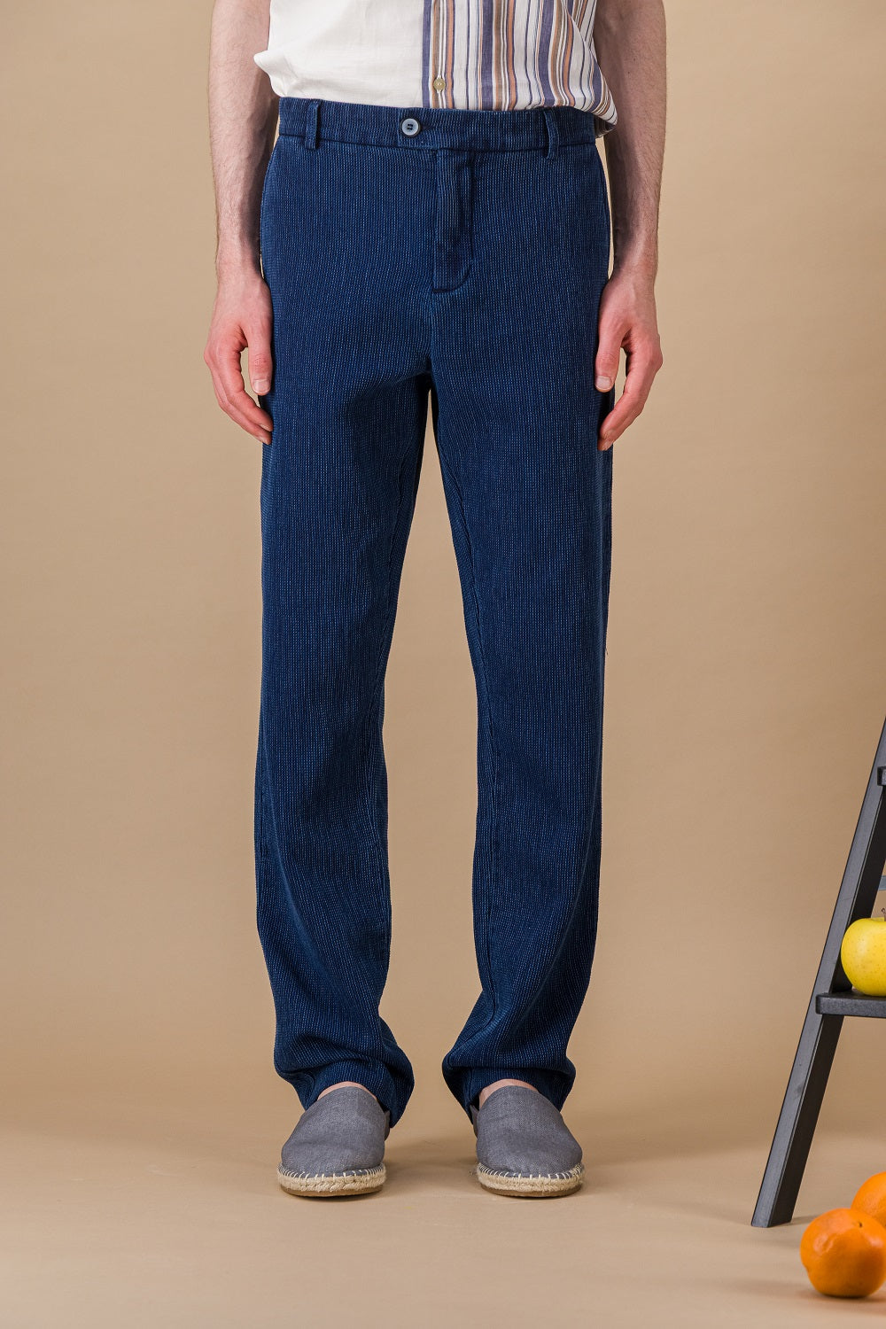 P250606101911 Low RAW 1 JAGVI. Rive Gauche - City pant denim japonais léger