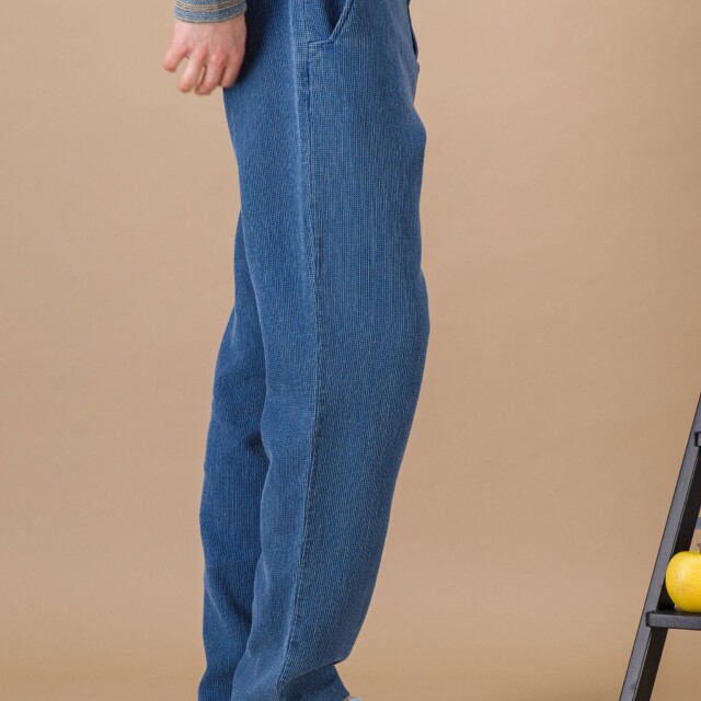 JAGVI. Rive Gauche - City pant denim japonais léger bleach
