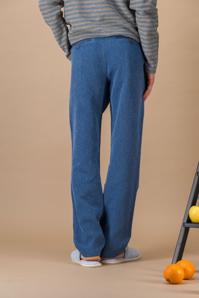 JAGVI. Rive Gauche - City pant denim japonais léger bleach