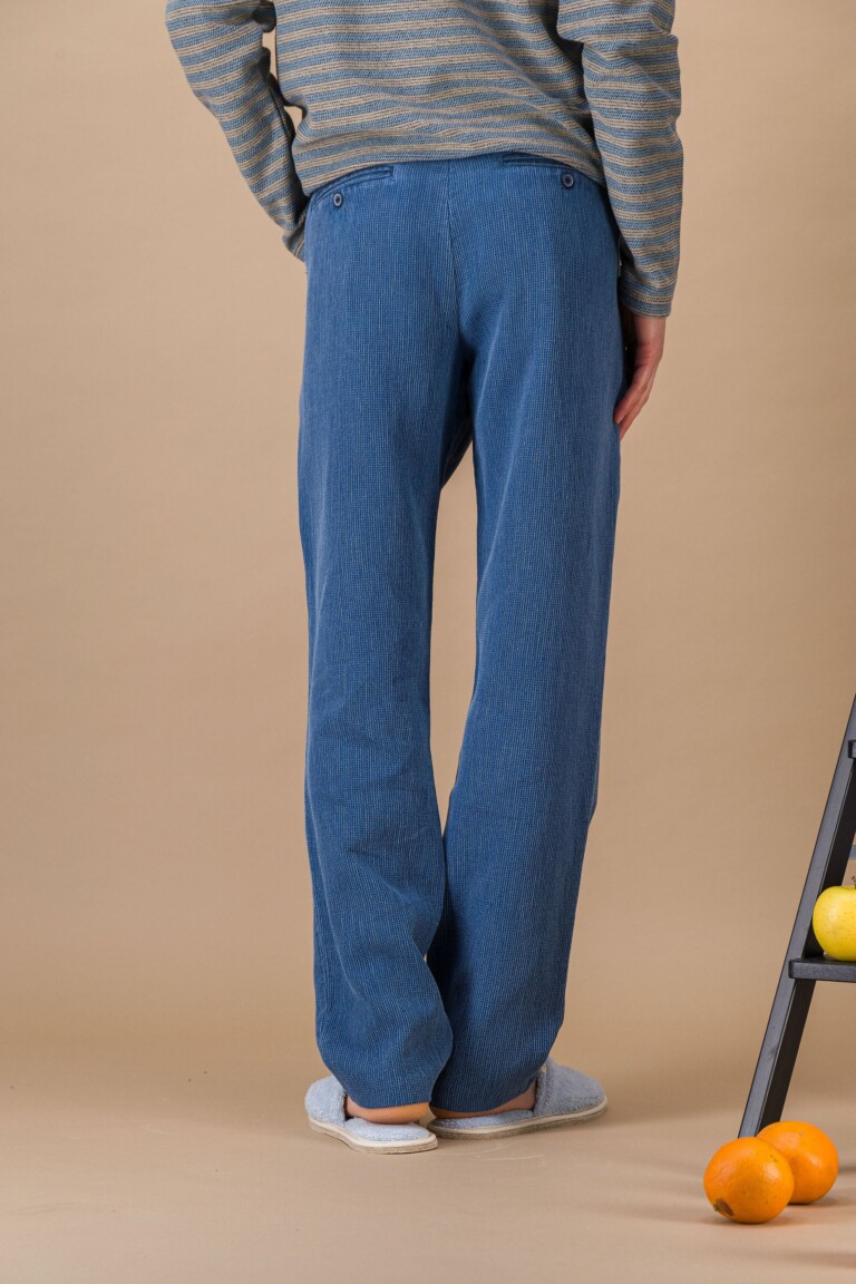 JAGVI. Rive Gauche - City pant denim japonais léger bleach