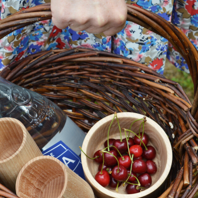 Maison Primavera - Panier rond - Origines – Osier grisé (à la commande