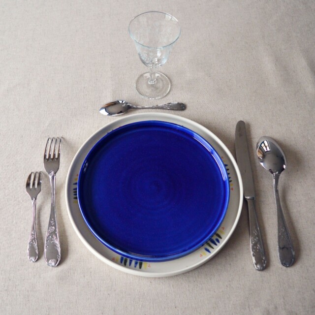 Maison Primavera - Assiette à dessert - bleu Primavera – Bleu-violet