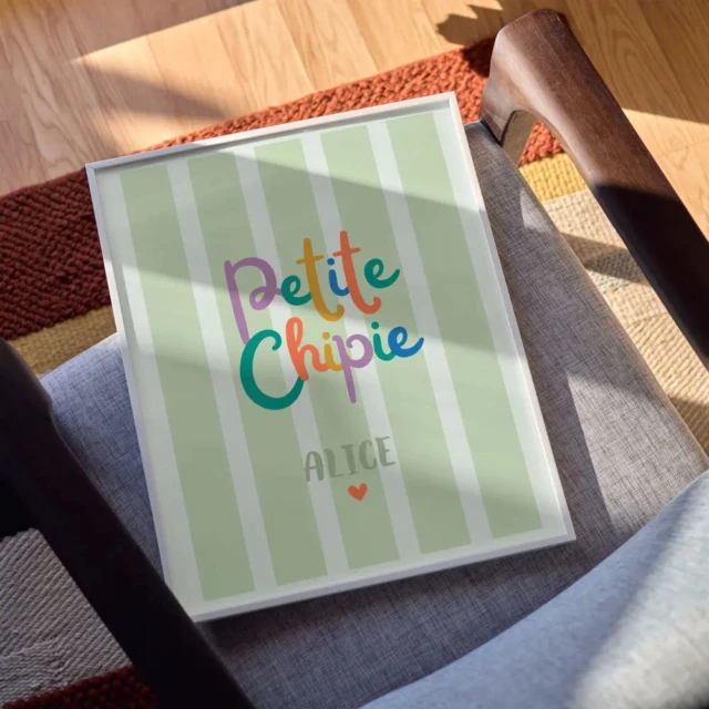 L’Atelier BABY’SPHERE - Affiche Petite Chipie Vintage