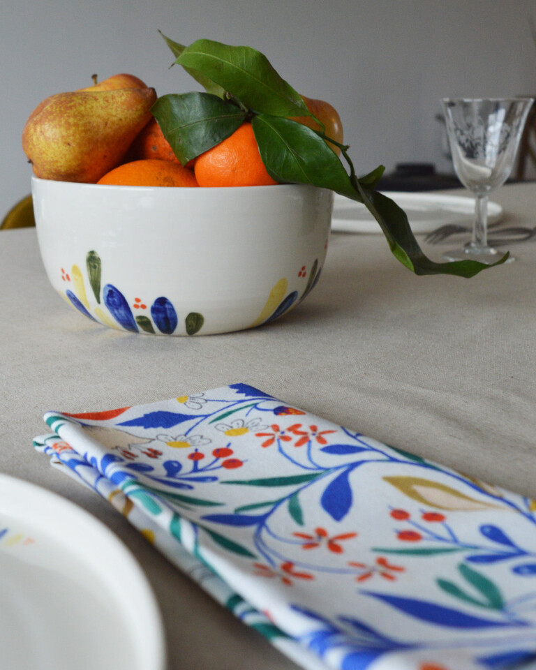 Maison Primavera - Petit saladier en porcelaine à motif - Primavera