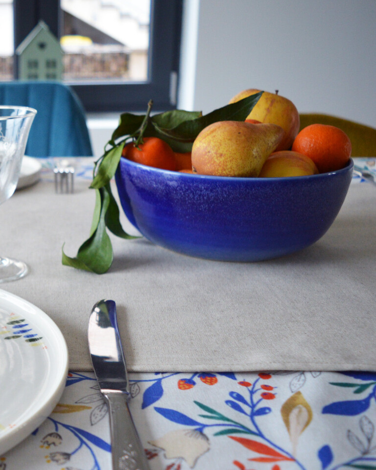 Maison Primavera - Petit saladier en porcelaine bleu - Primavera – Bleu-violet