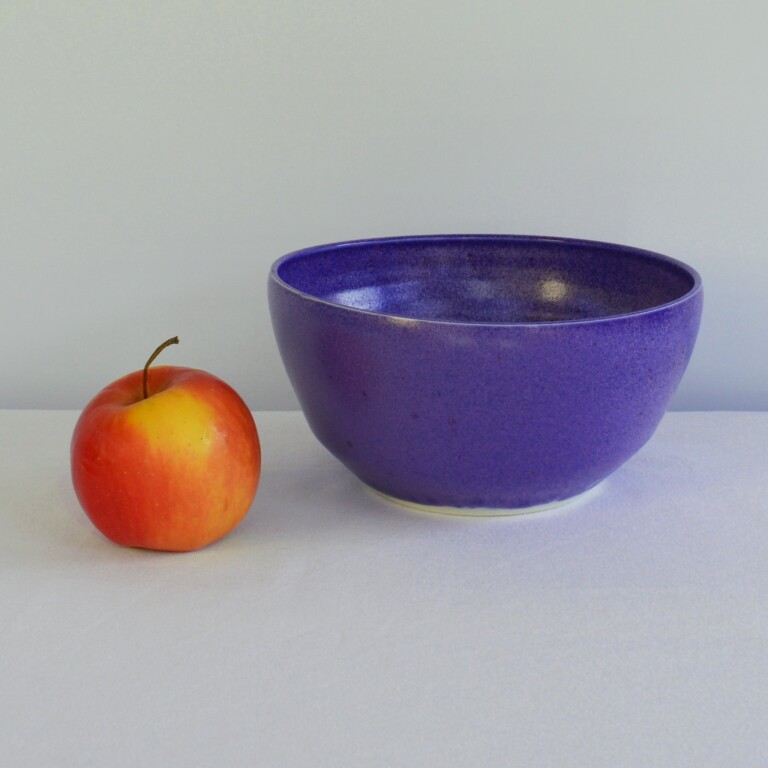 Maison Primavera - Petit saladier en porcelaine bleu - Primavera – Bleu-violet