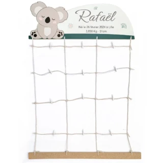 L’Atelier BABY’SPHERE - Pêle-mêle artisanal et son adorable koala – A monter vous même (DIY)