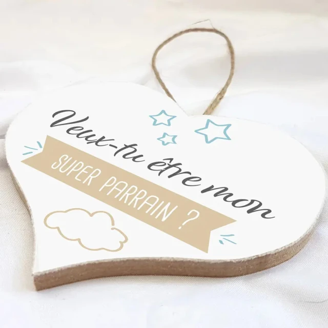 Atelier Baby’Sphère - Petit coeur pour te demander d'être marraine ou parrain