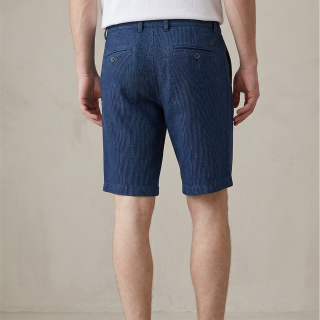 JAGVI. Rive Gauche - City Short denim japonais