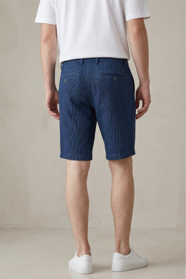 JAGVI. Rive Gauche - City Short denim japonais