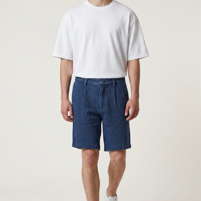 JAGVI. Rive Gauche - City Short denim japonais