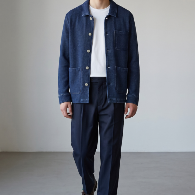 JAGVI. Rive Gauche - Veste Workwear denim japonais