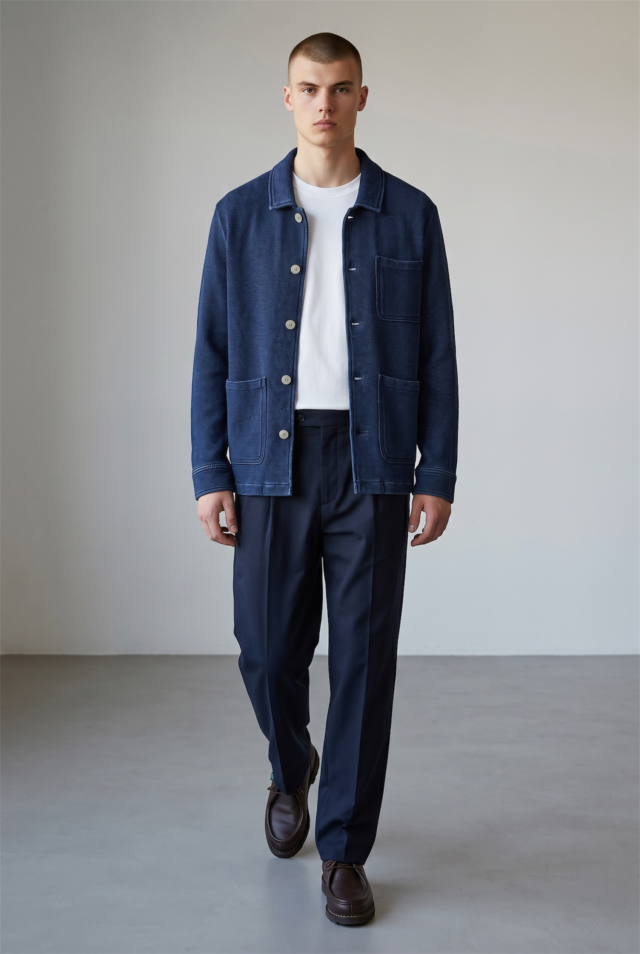 JAGVI. Rive Gauche - Veste Workwear denim japonais