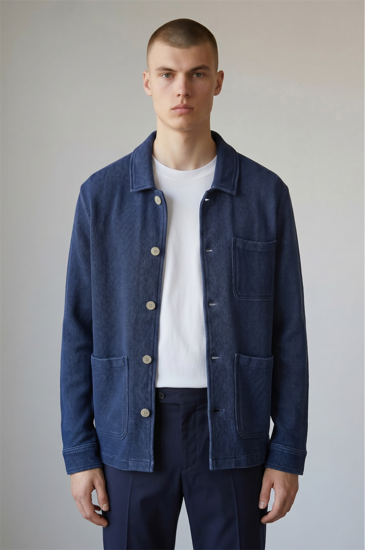 Photoroom 20260504 184531 JAGVI. Rive Gauche - Veste Workwear denim japonais
