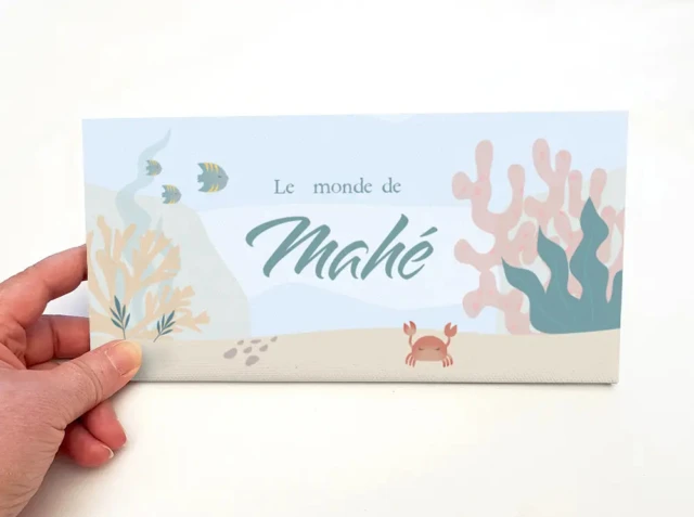 L’Atelier BABY’SPHERE - Plaque porte du fond des océans