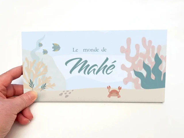 Atelier Baby’Sphère - Plaque porte du fond des océans