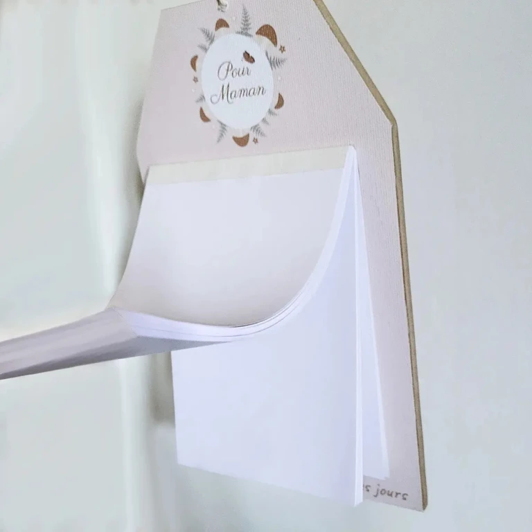 Atelier Baby'Sphère - Porte‑mémos “Un message d’amour tous les jours” – Cadeau Fête des Mères