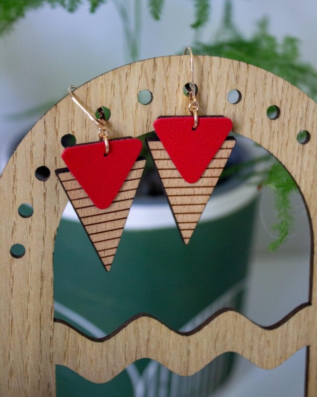 Reine Mère - Parenthèse - Porte bijoux en bois avec miroir – Bois bouleau