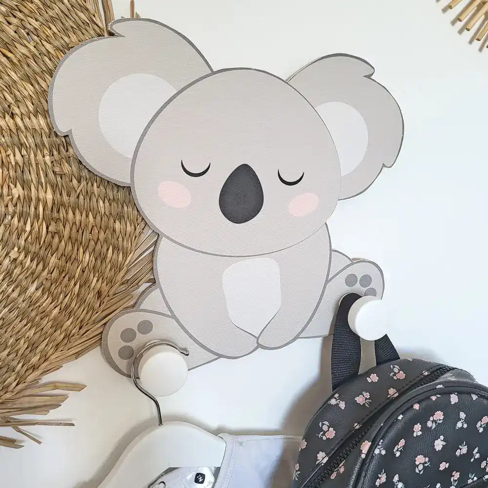 Portemanteau koala 2 Atelier Baby’Sphère - Portemanteau enfant personnalisé – Thème Koala