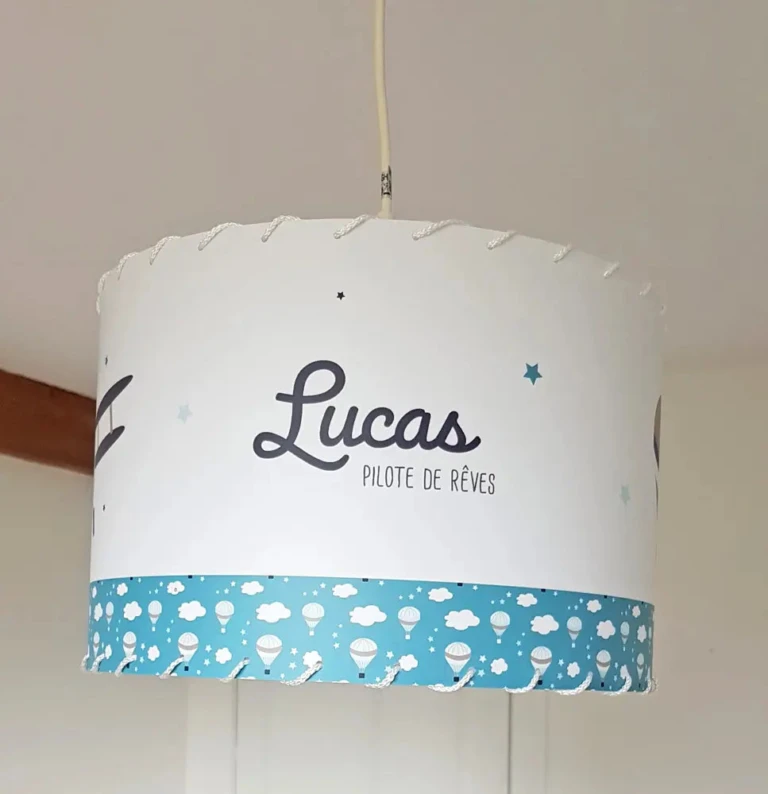 Atelier Baby’Sphère - Luminaire enfant personnalisé – Thème aviateur et voyage ✈️