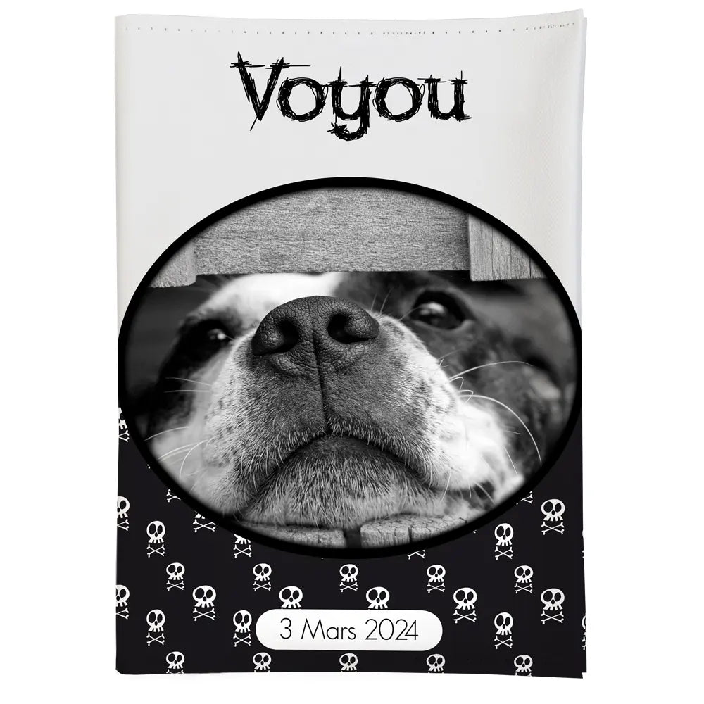 Protegecarnetdesantepourchiencanailleapersonnaliser 1716533980 Atelier Baby’Sphère - Protège carnet de santé pour chien canaille à personnaliser