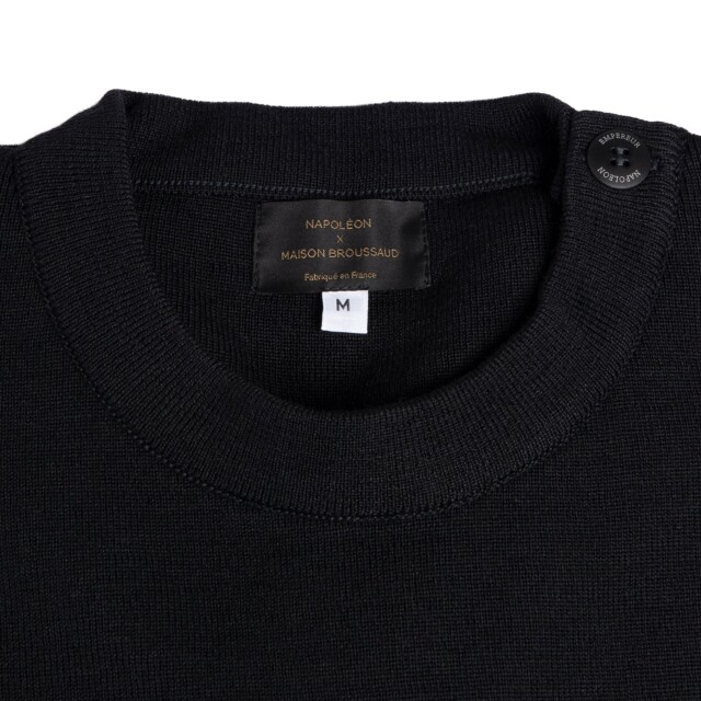 Maison Broussaud - Pull Napoléon – L / Noir