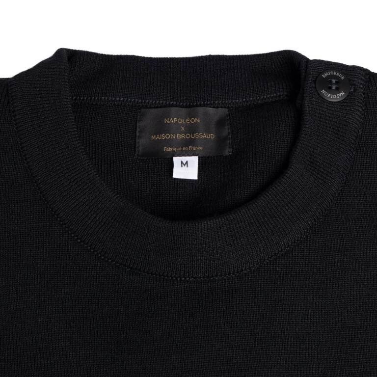 Maison Broussaud - Pull Napoléon – L / Noir