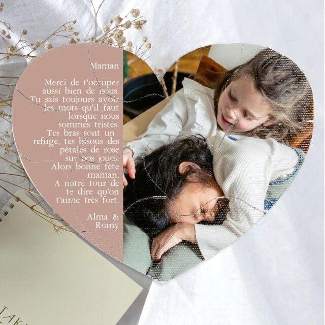 L’Atelier BABY’SPHERE - Puzzle photo personnalisé – Cadeau Fête des Mères original & artisanal