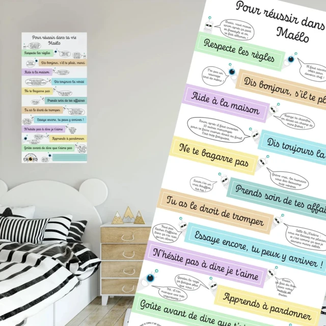 L’affiche FROPS “Pour réussir dans ta vie” : des règles expliquées avec humour et bon sens par la marque L’Atelier BABY’SPHERE L’Atelier BABY’SPHERE - L’affiche FROPS “Pour réussir dans ta vie” : des règles expliquées avec humour et bon sens