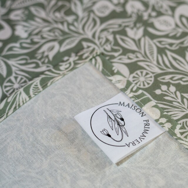 Maison Primavera - Lot de 6 serviettes Chant d'oiseaux - Origines