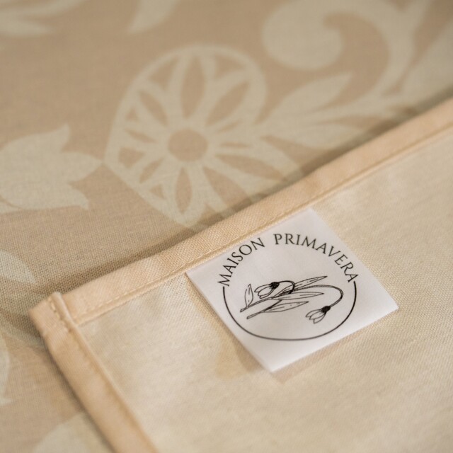 Maison Primavera - Lot de 6 serviettes Grès rose - Origines