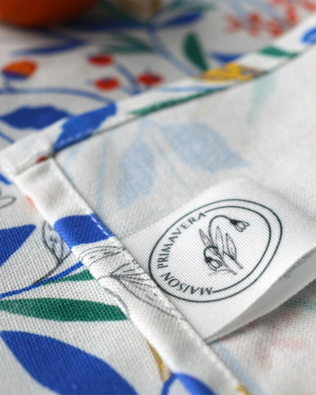 Maison Primavera - Lot de 6 serviettes - motif Primavera