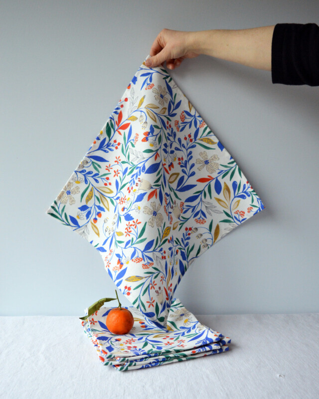 Maison Primavera - Lot de 6 serviettes - motif Primavera