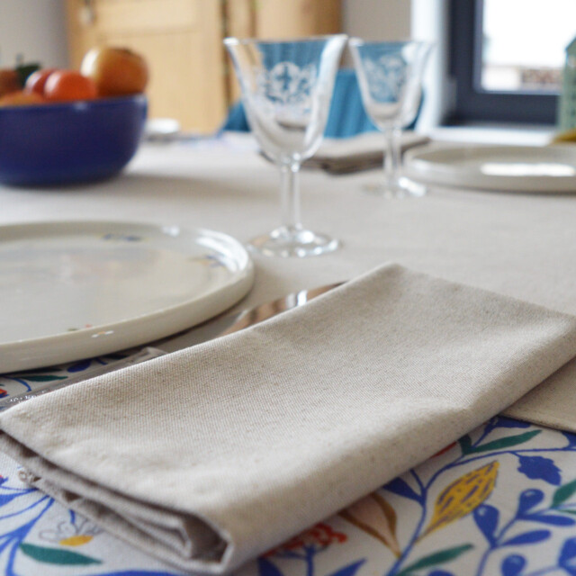 Maison Primavera - Lot de 6 serviettes - naturel Primavera