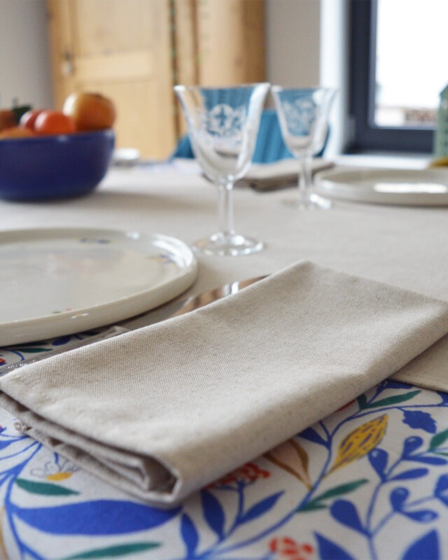 Maison Primavera - Lot de 6 serviettes - naturel Primavera