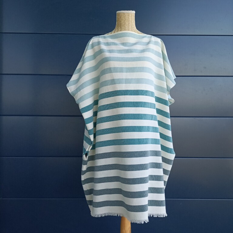 Aux Bains Français - Poncho de Plage "Sucre d'Orge"