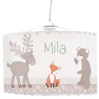 L’Atelier BABY’SPHERE - Plafonnier personnalisable des animaux de la forêt