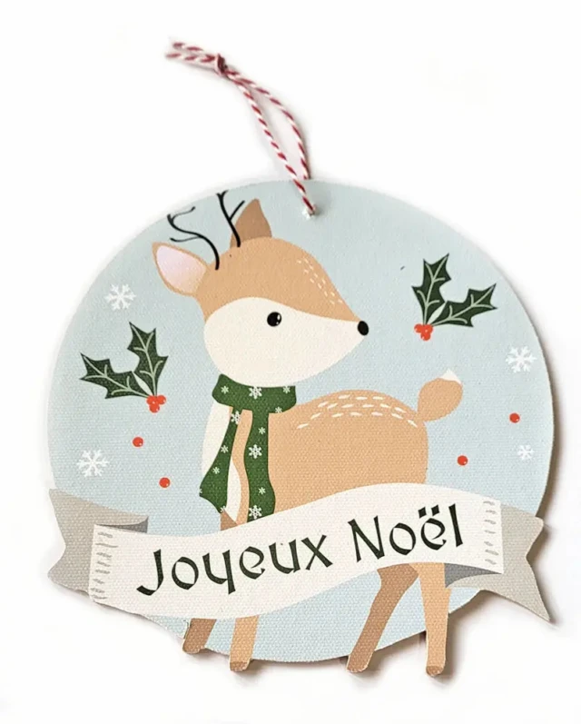 Atelier Baby’Sphère - Suspensions de Noël artisanales et personnalisables – Daim
