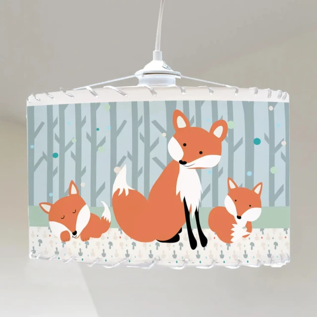 Plafonnier personnalisable de Rod le renard par la marque L’Atelier BABY’SPHERE L’Atelier BABY’SPHERE - Plafonnier personnalisable de Rod le renard