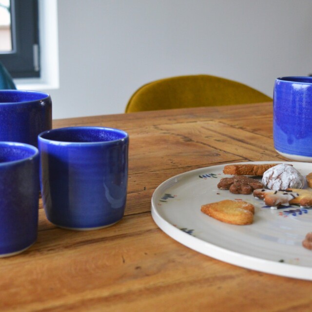 Maison Primavera - Tasse à thé - bleu Primavera – Bleu-violet