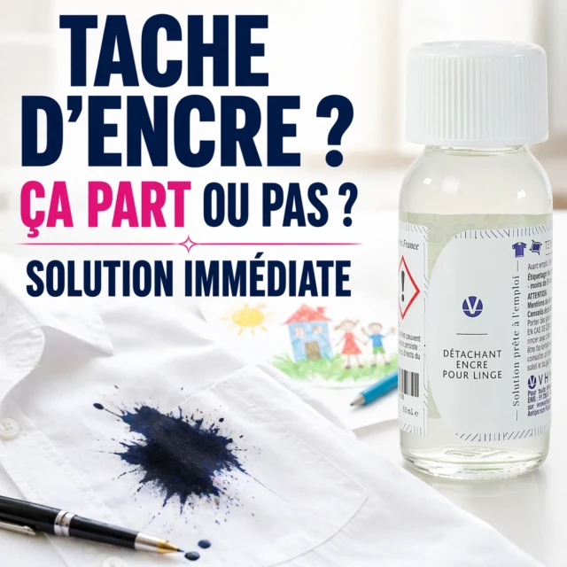 Détachant encre vêtement & textile | Stylo, feutre, canapé par la marque VHYG VHYG - Détachant encre vêtement & textile | Stylo, feutre, canapé