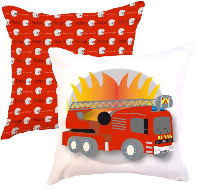 L’Atelier BABY’SPHERE - Taie d’oreiller pompiers – 7 modèles au choix