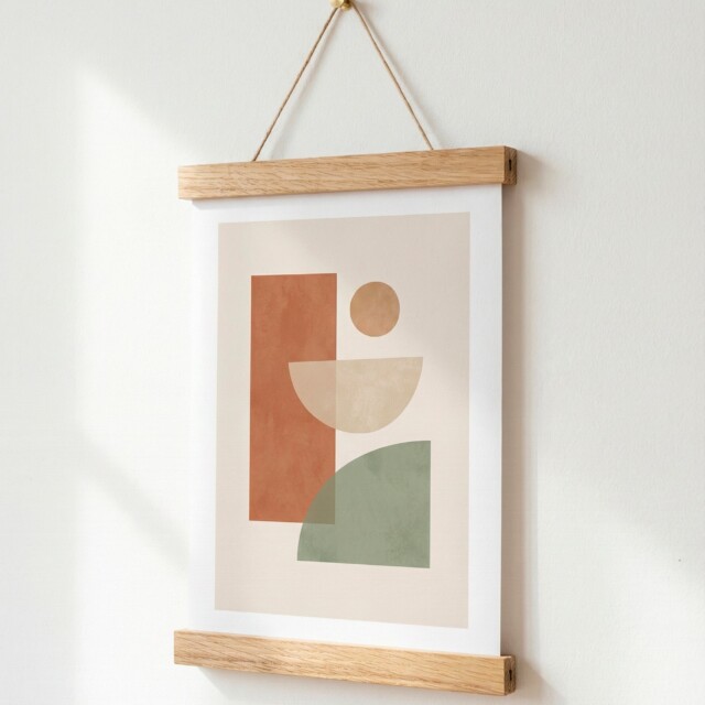 Reine Mère - Porte Affiche - Tasseaux – 71 cm
