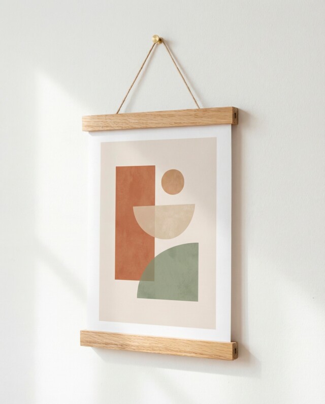 Reine Mère - Porte Affiche - Tasseaux – 71 cm