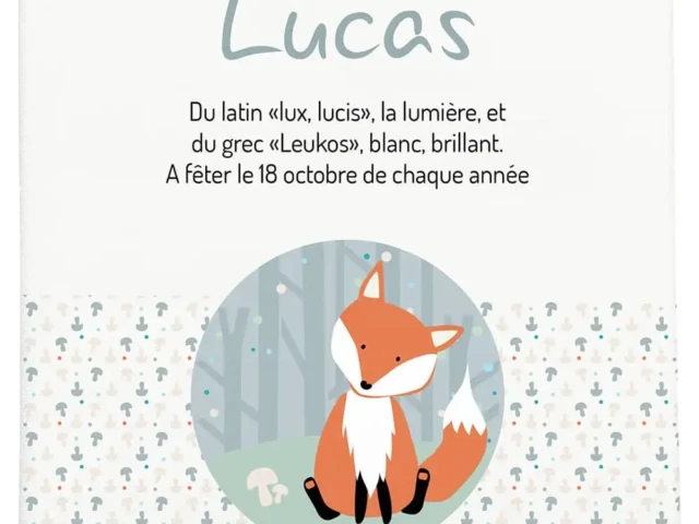 Atelier Baby’Sphère - Toile sur l'origine du prénom de votre enfant racontée avec le renard